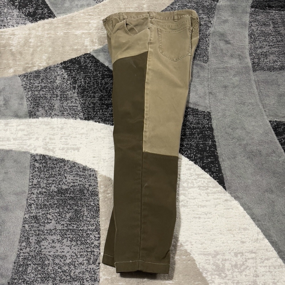 Cabelas Brush Guard Pants Men‎ 33x32 Brown Canvas Nylon Hunting Fishing Workwear - Picture 11 of 16